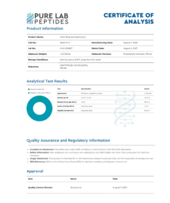 191AA HGH lyophilized peptide 10x bottles for peptide research and laboratory testing