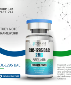 Buy CJC-1295 DAC 2mg peptide vial for peptide therapy and laboratory research