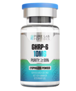 Buy GHRP-6 10mg pharmaceutical-grade lyophilized peptide vial