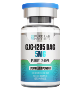CJC 1295 DAC for sale in 5mg pharmaceutical-grade lyophilized peptide vial