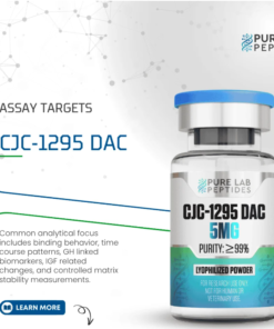 Pharmaceutical-grade CJC-1295 DAC compound with high purity specification
