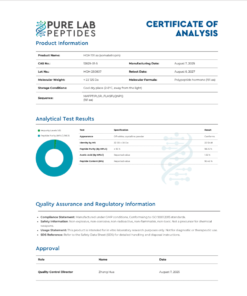 pharmaceutical-grade HGH 191AA peptide for peptide therapy research