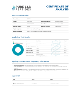 Research-grade GHRP-6 acetate 10mg peptide vial